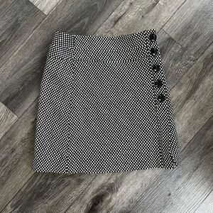 Talbots Black and White Skirt